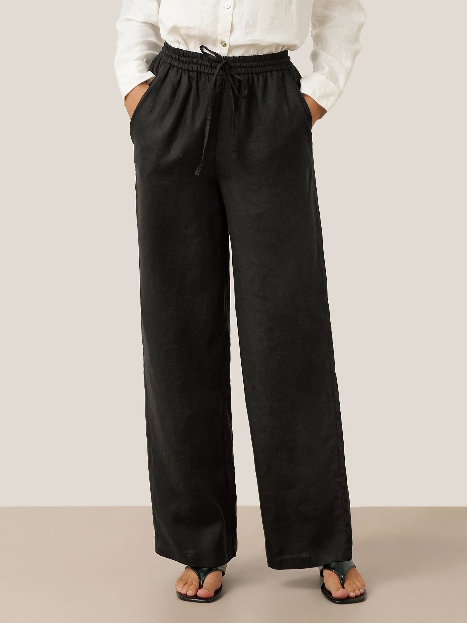 100% Linen Classic Pants LYON