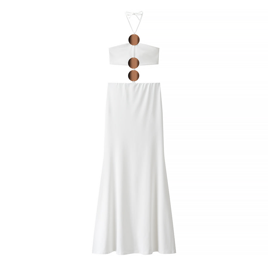 Summer Women Clothing off Shoulder Sexy Cutout Dress