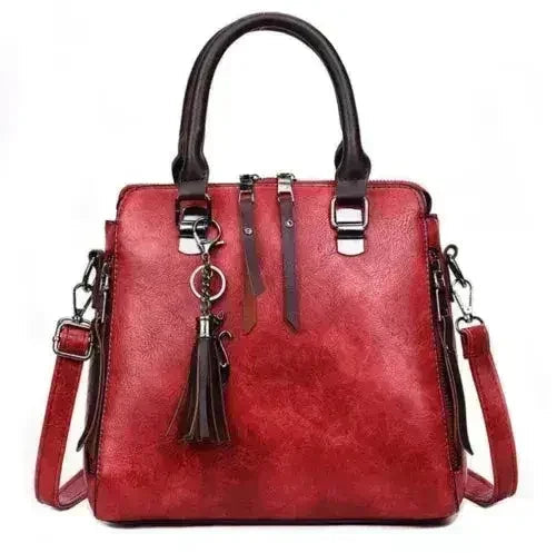 Single Shoulder Solid Color Wild Women's Messenger Bag