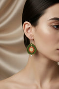 Women’s Handmade Lace Earrings – Elegant Crochet Drop Design