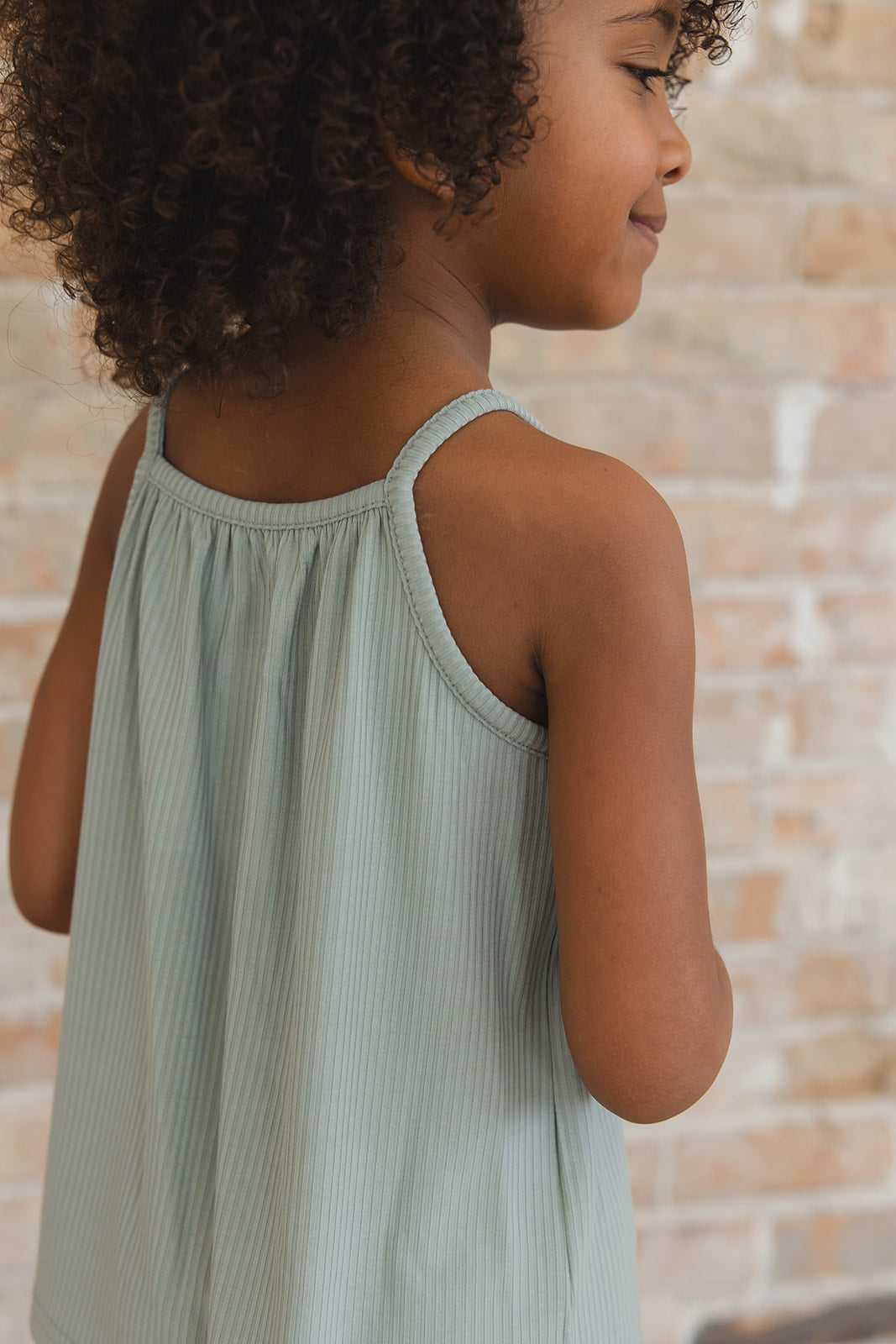 Sage (ribbed) - Tank Short Set