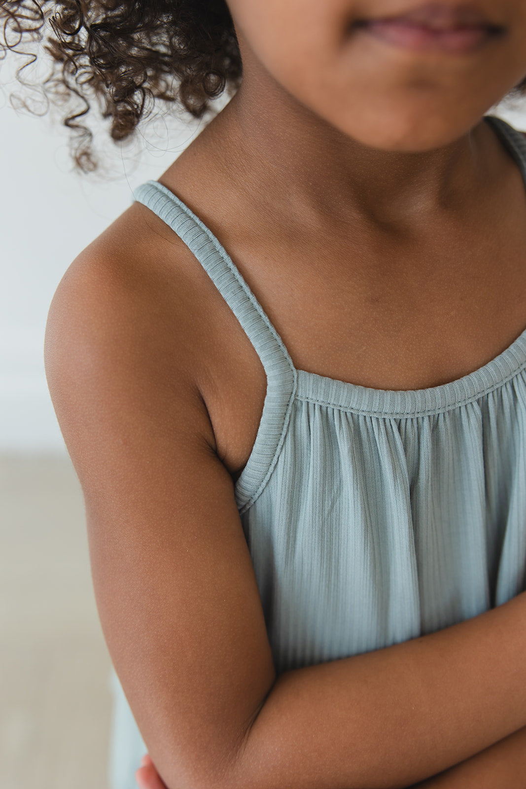 Sage (ribbed) - Tank Short Set