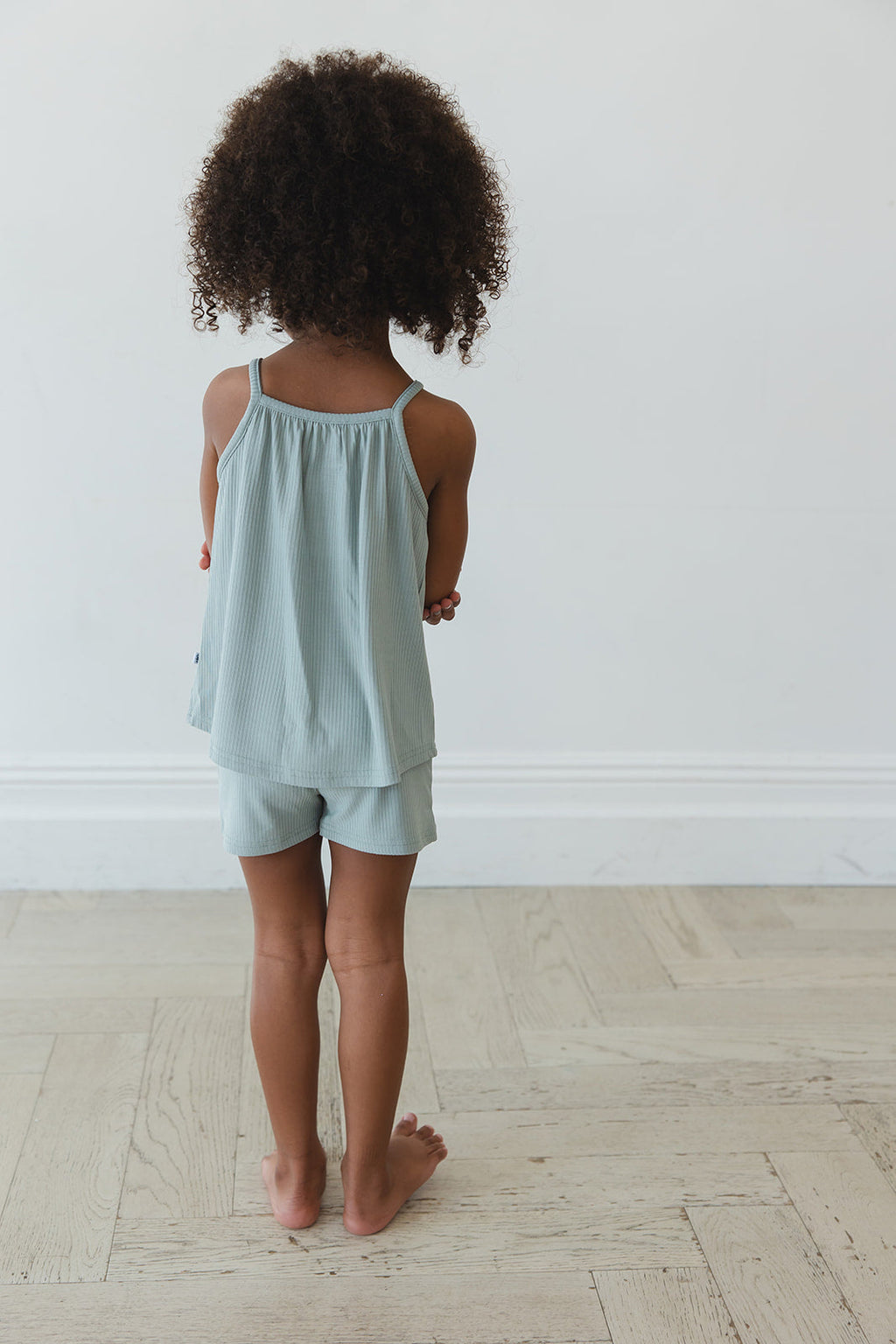 Sage (ribbed) - Tank Short Set