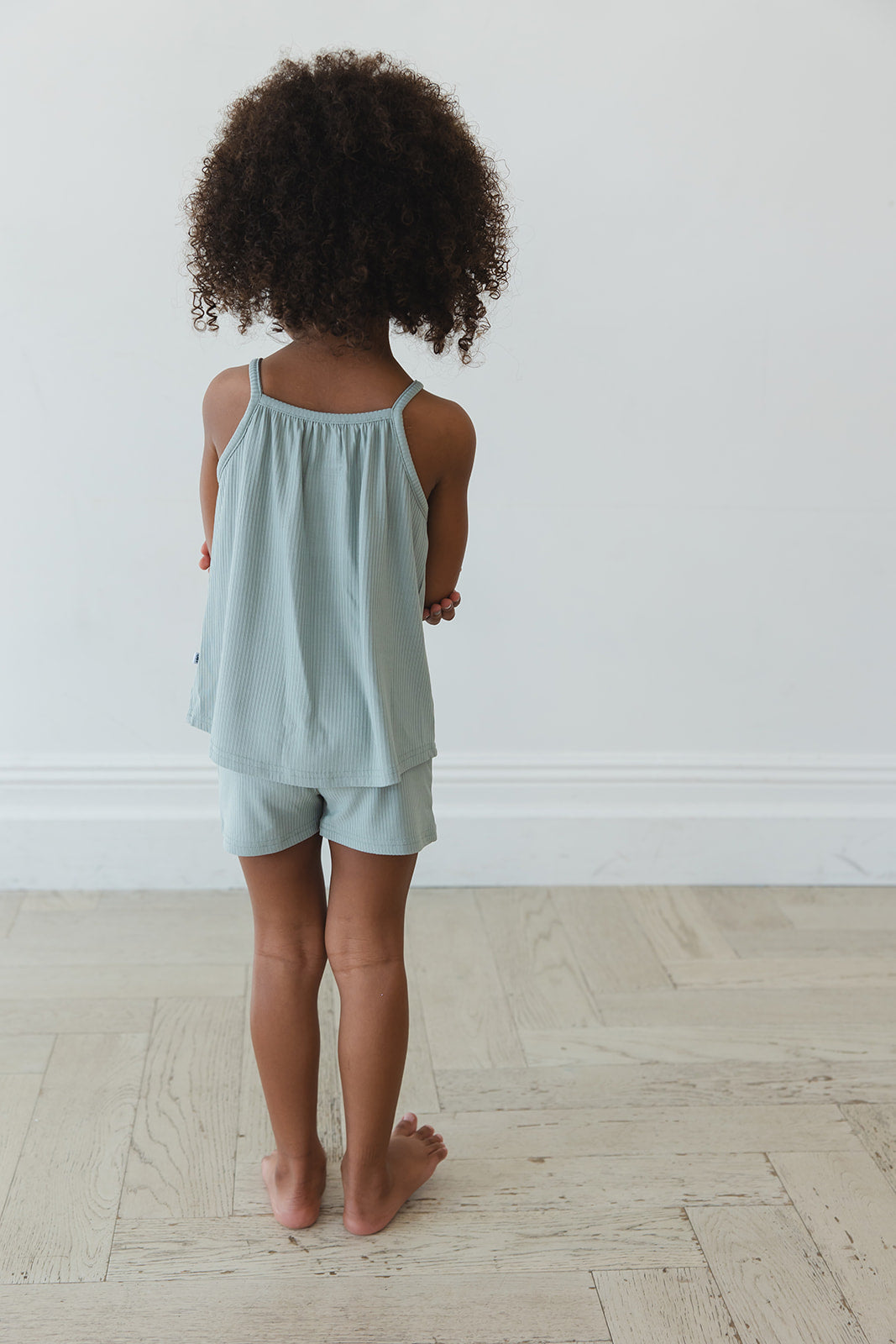 Sage (ribbed) - Tank Short Set