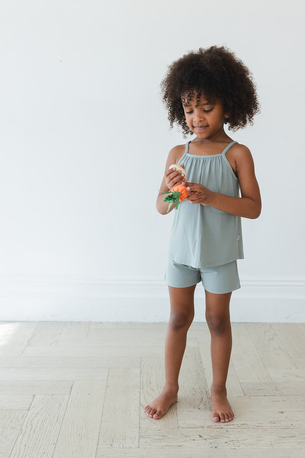Sage (ribbed) - Tank Short Set