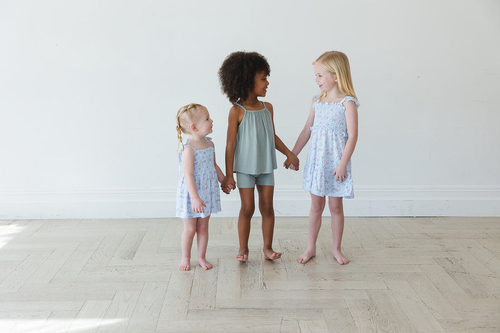 Sage (ribbed) - Tank Short Set