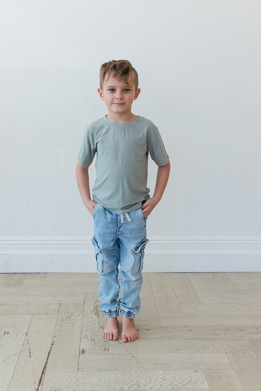 Sage (ribbed) - Everyday Tee