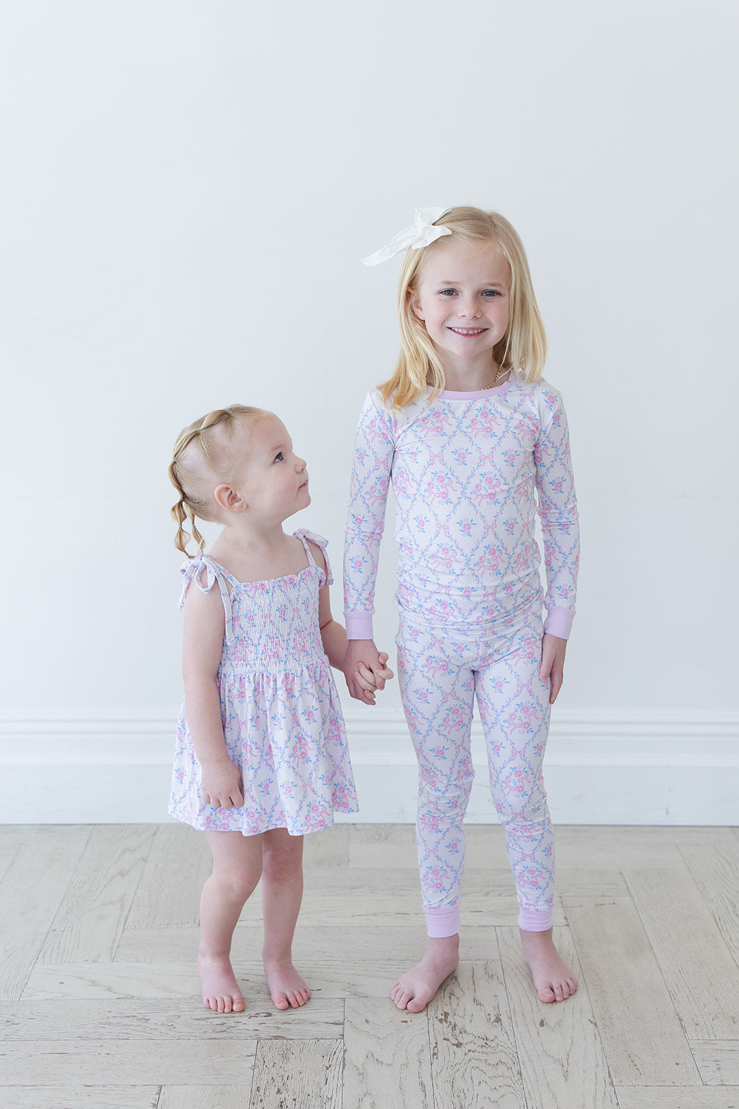 Charlotte - Smocked Diaper Dress Set