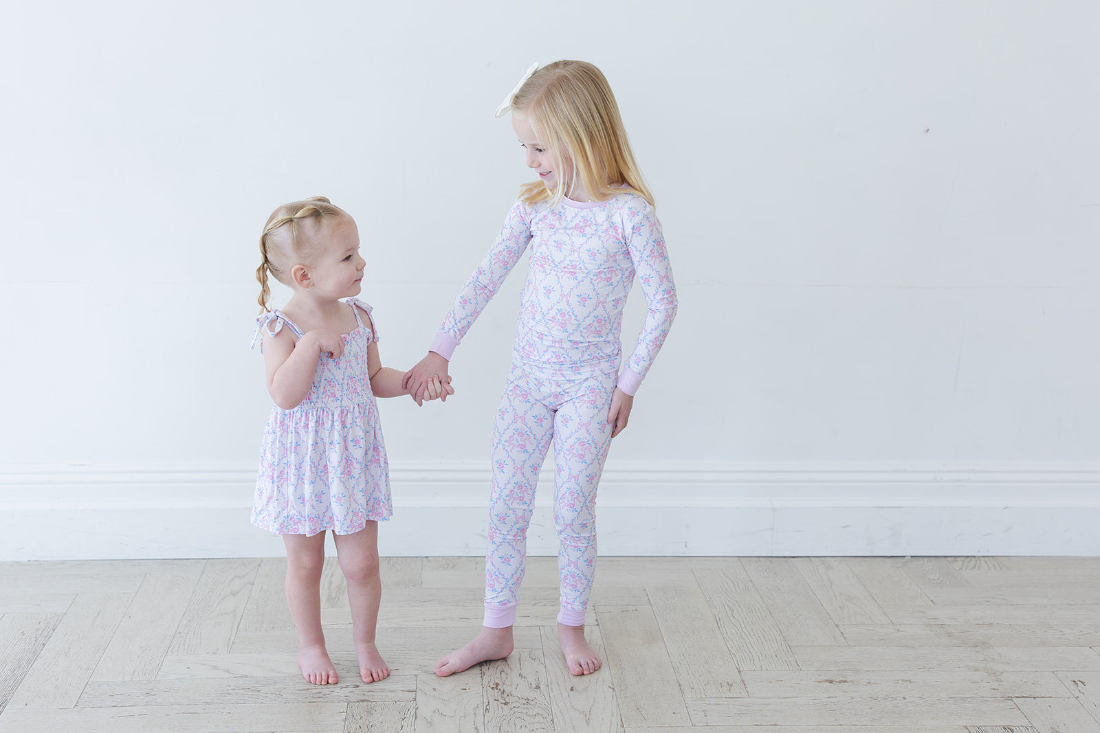 Charlotte - Smocked Diaper Dress Set