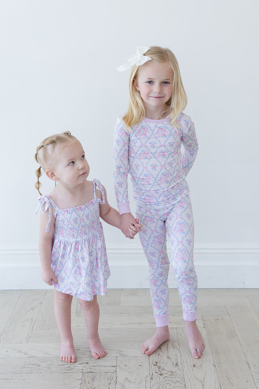 Charlotte - Smocked Diaper Dress Set
