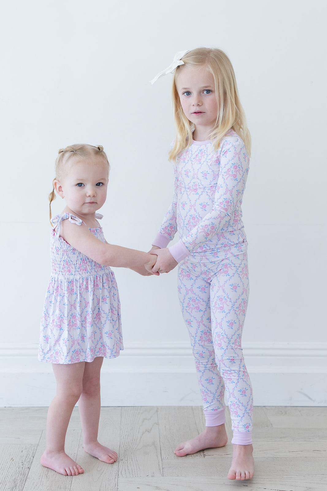 Charlotte - Smocked Diaper Dress Set