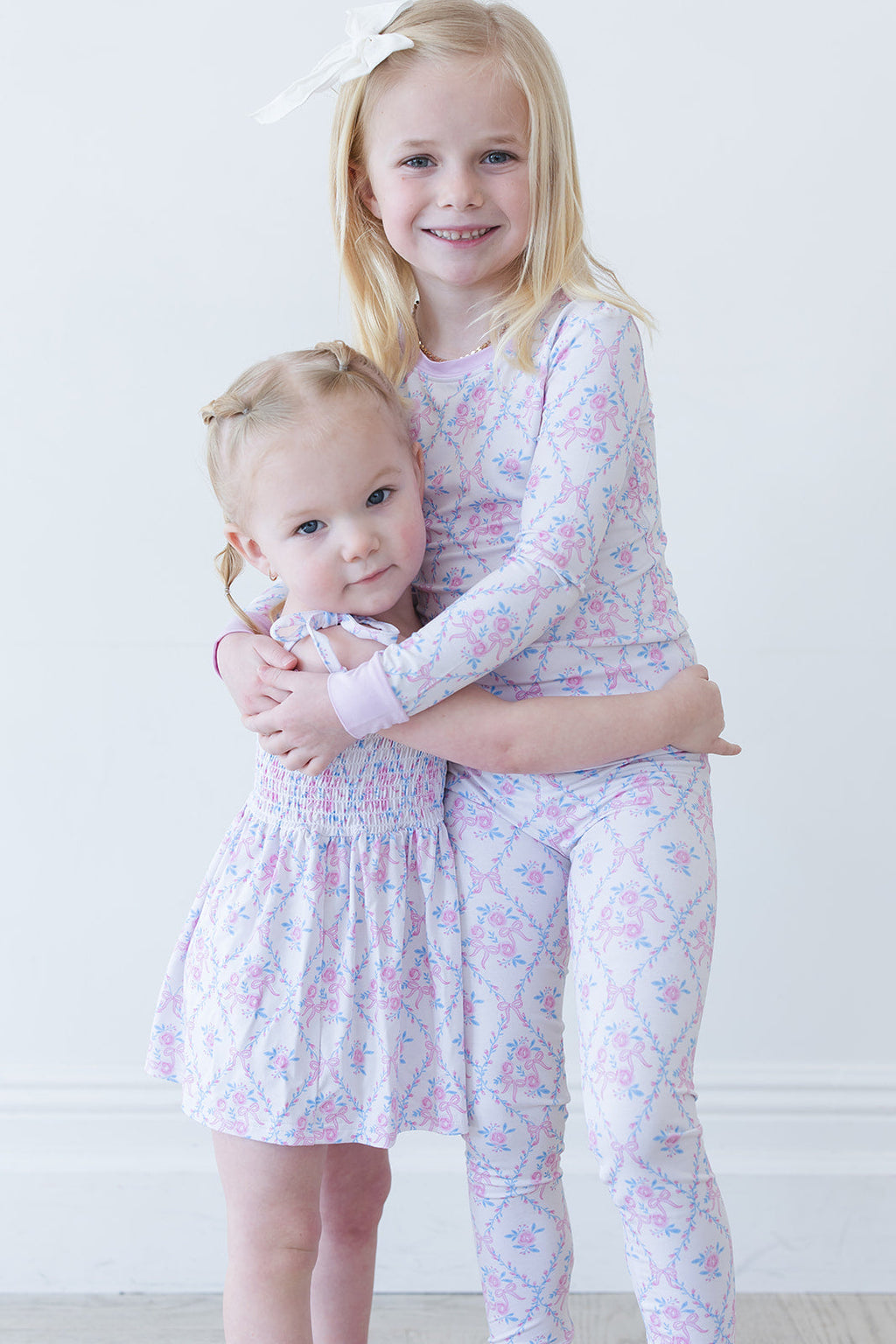 Charlotte - Smocked Diaper Dress Set