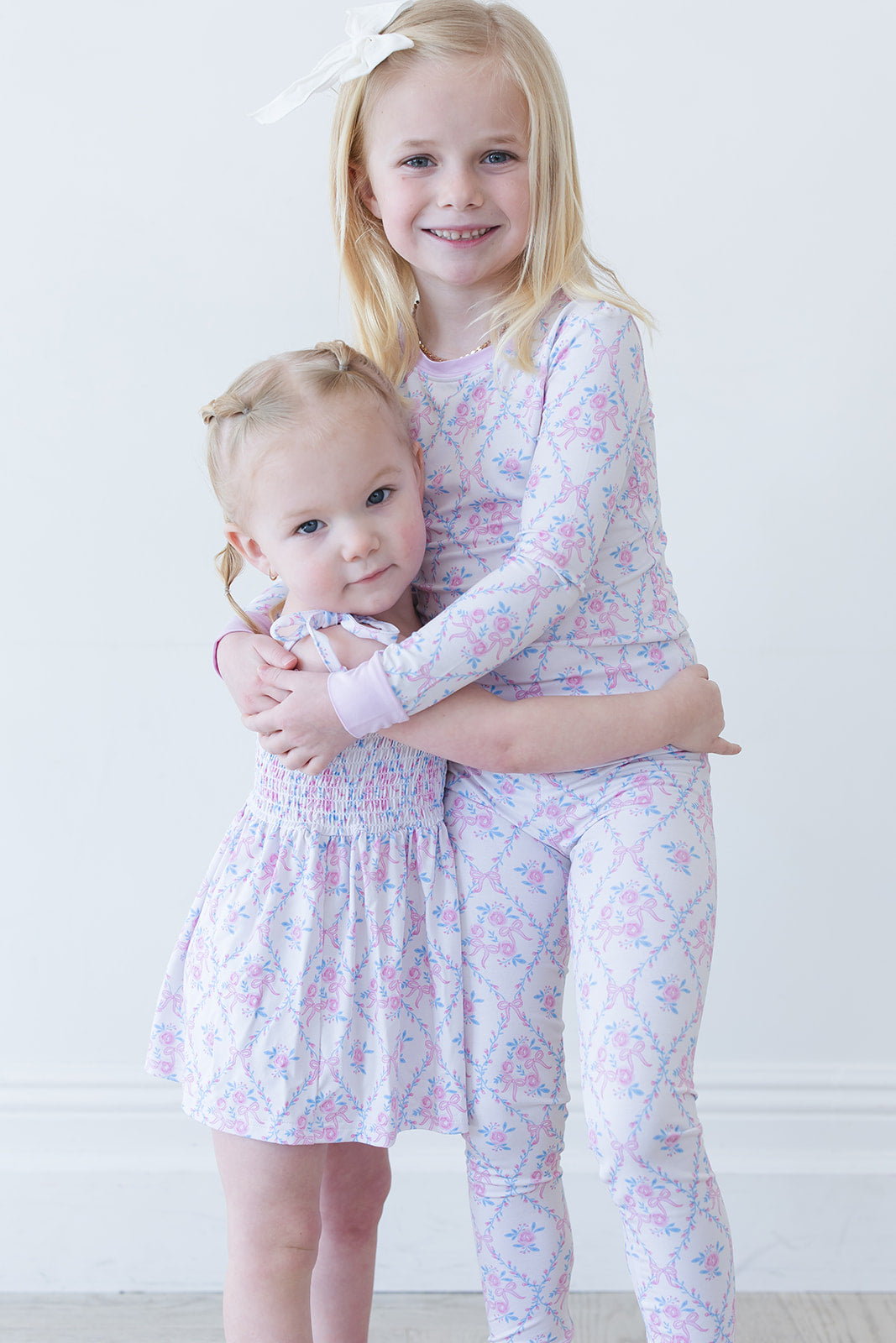 Charlotte - Smocked Diaper Dress Set