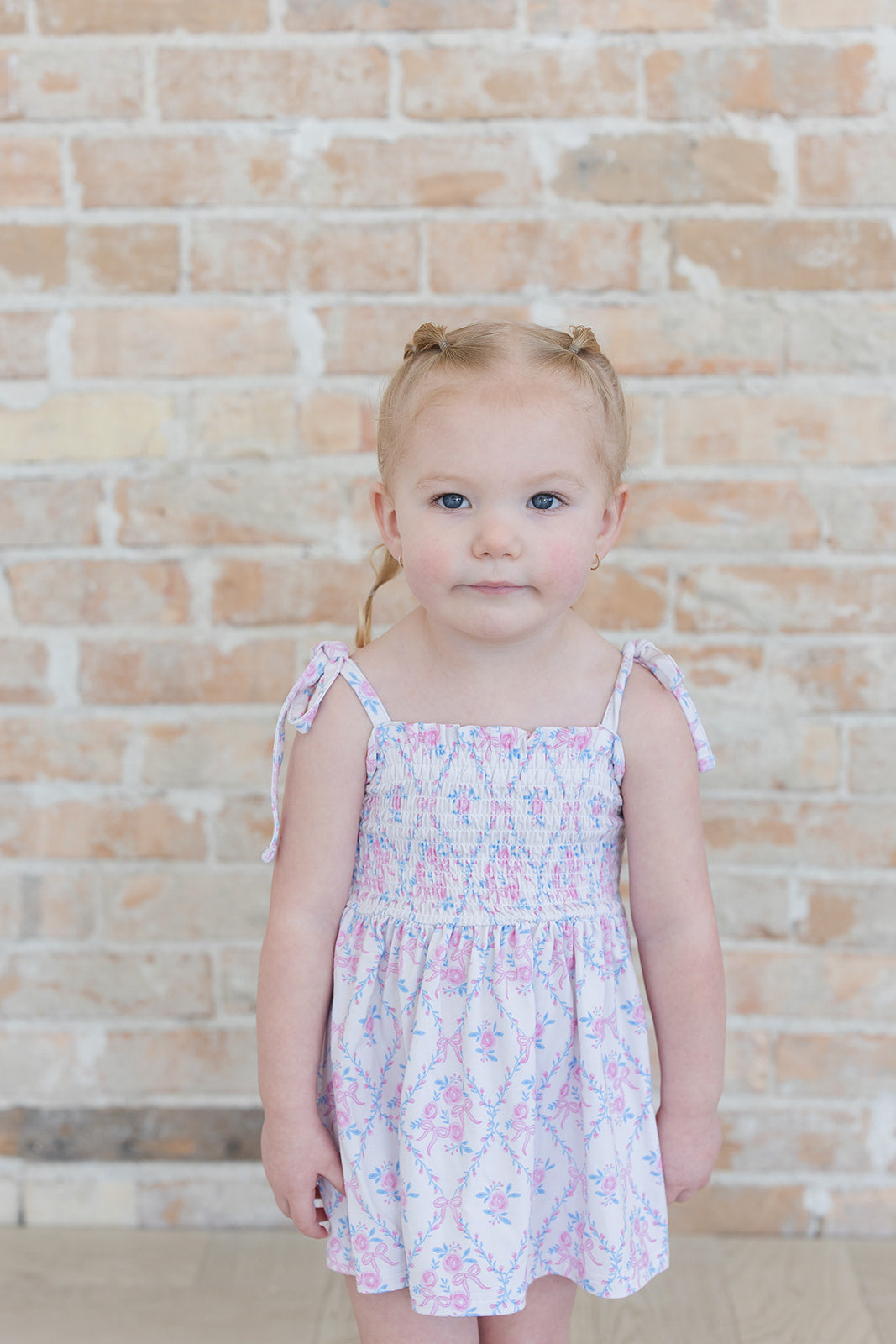 Charlotte - Smocked Diaper Dress Set