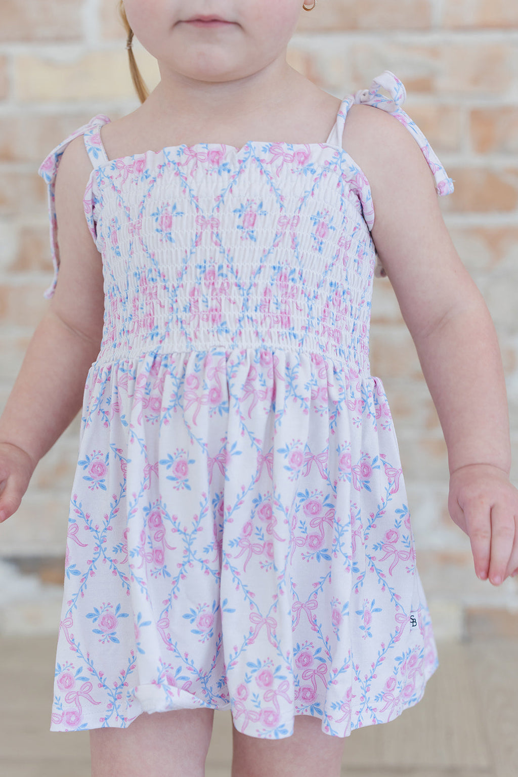 Charlotte - Smocked Diaper Dress Set
