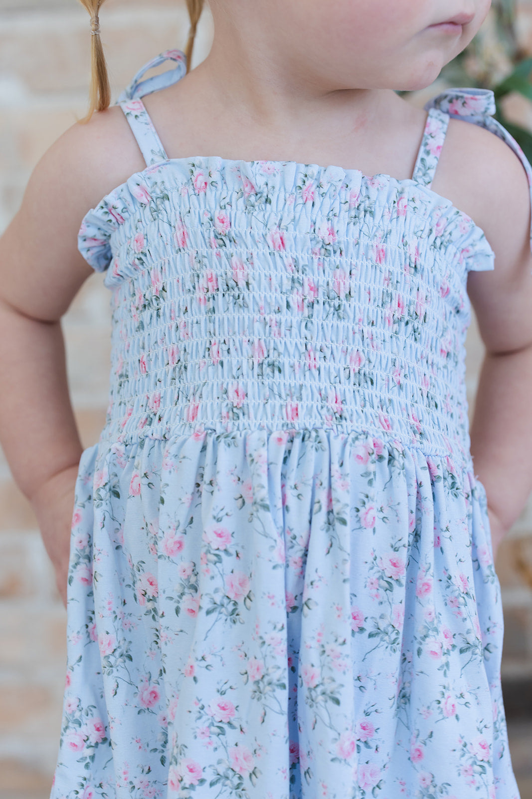 Eloise - Smocked Diaper Dress Set
