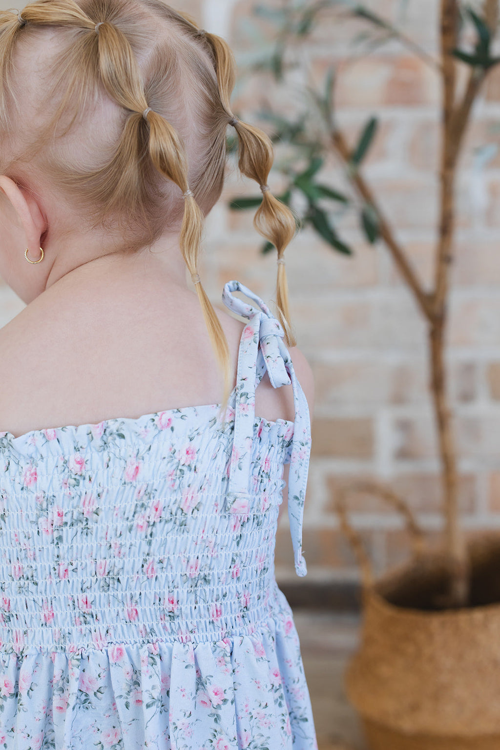 Eloise - Smocked Diaper Dress Set