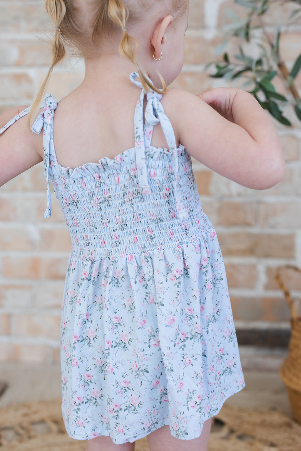 Eloise - Smocked Diaper Dress Set
