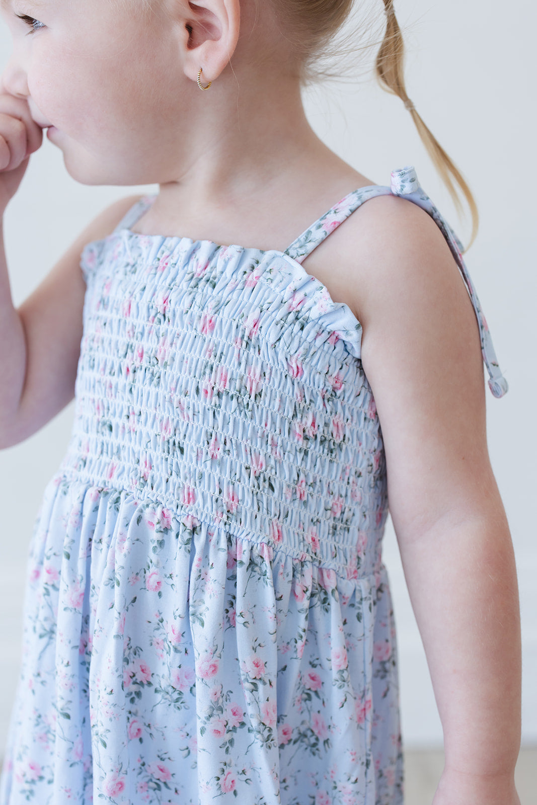 Eloise - Smocked Diaper Dress Set