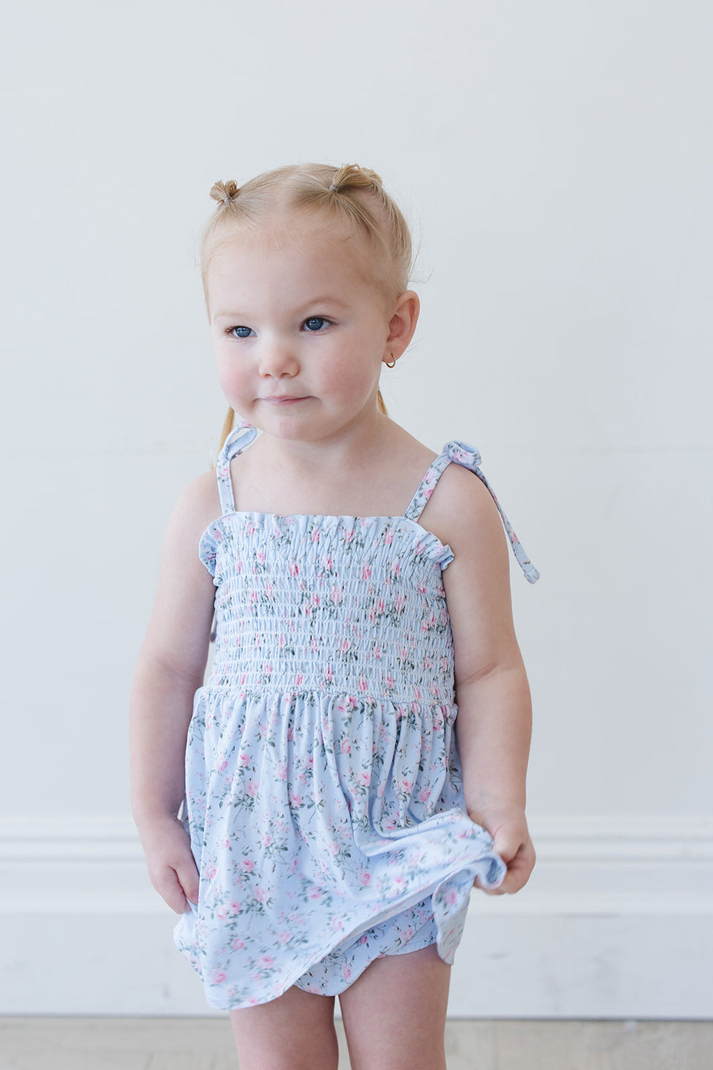 Eloise - Smocked Diaper Dress Set