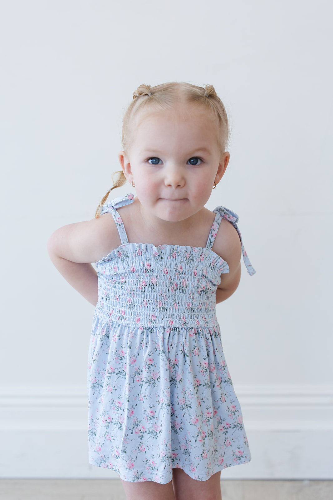 Eloise - Smocked Diaper Dress Set
