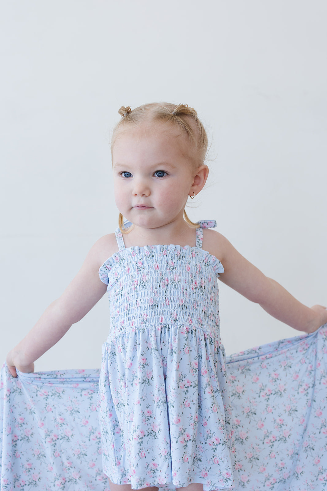 Eloise - Smocked Diaper Dress Set