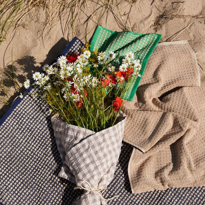JUNA Check Towel