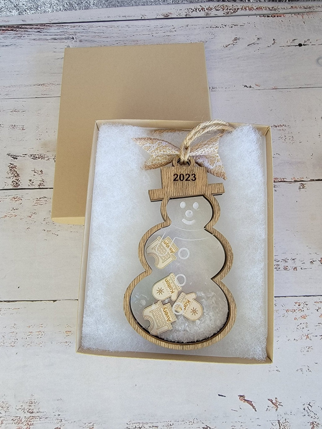 2025 Snowman Family Ornament