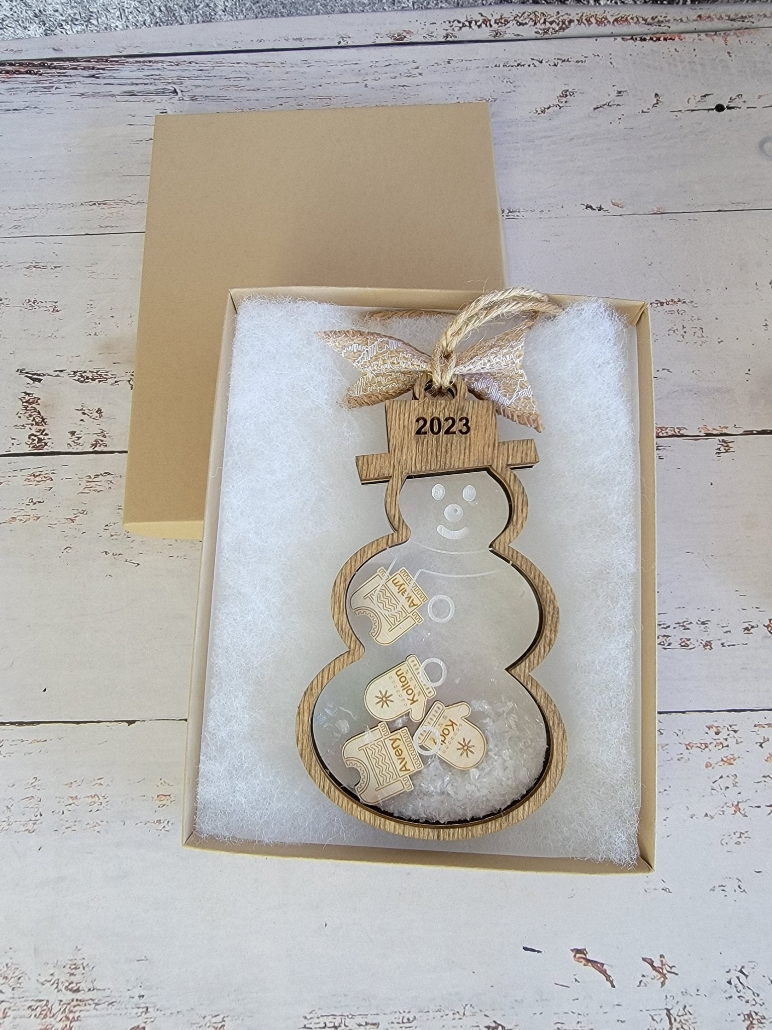 2025 Snowman Family Ornament