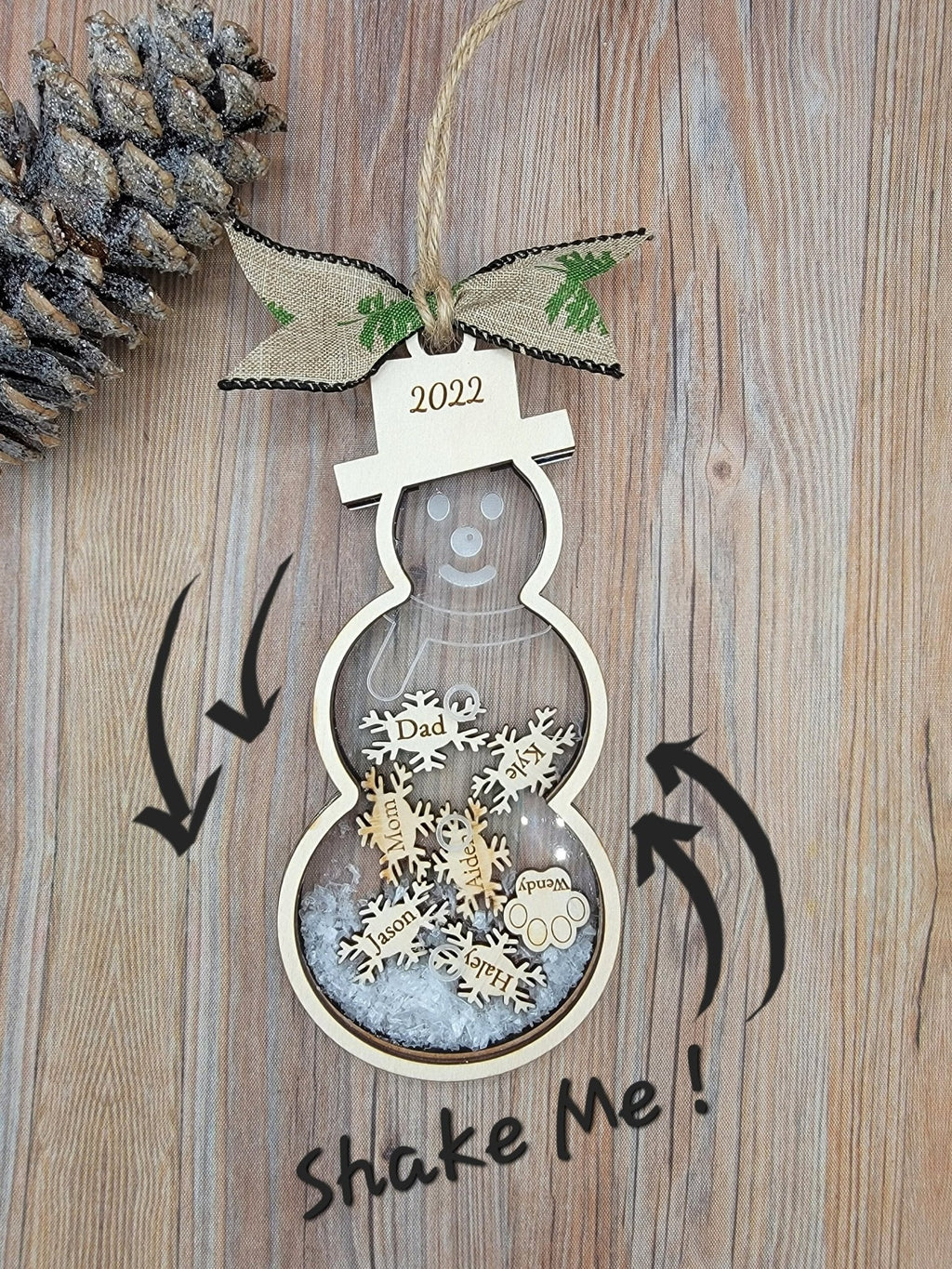 2025 Snowman Family Ornament