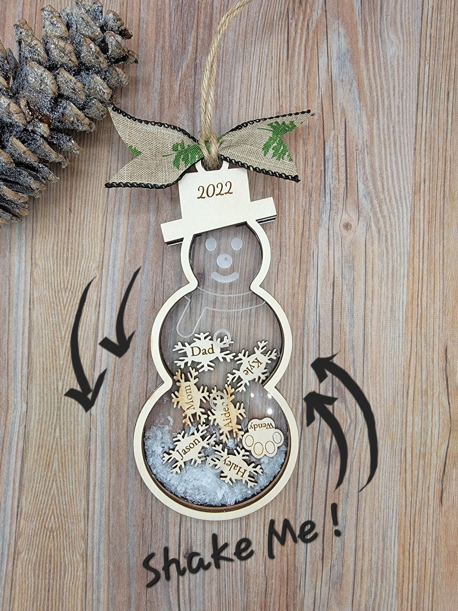 2025 Snowman Family Ornament