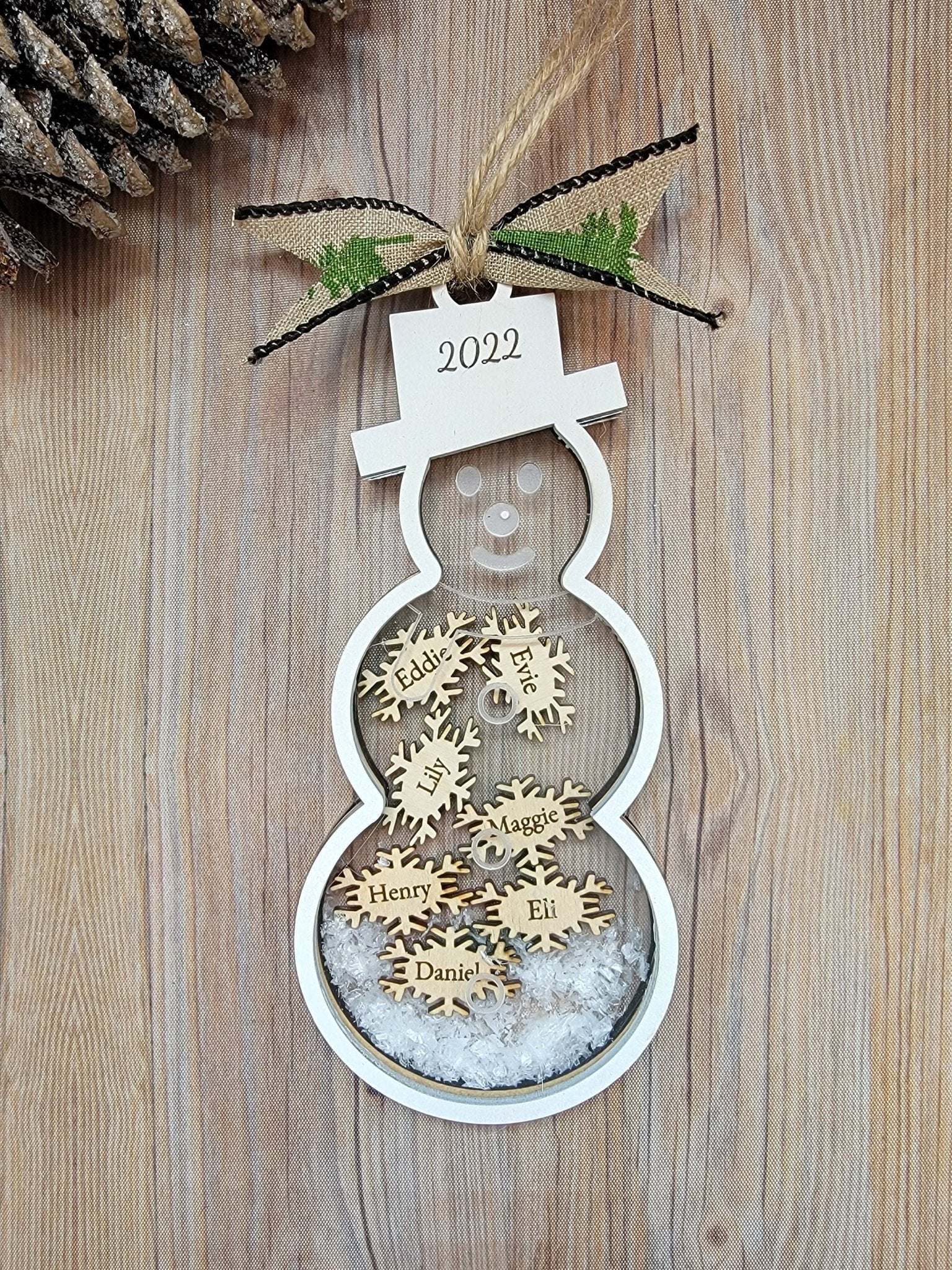 2025 Snowman Family Ornament