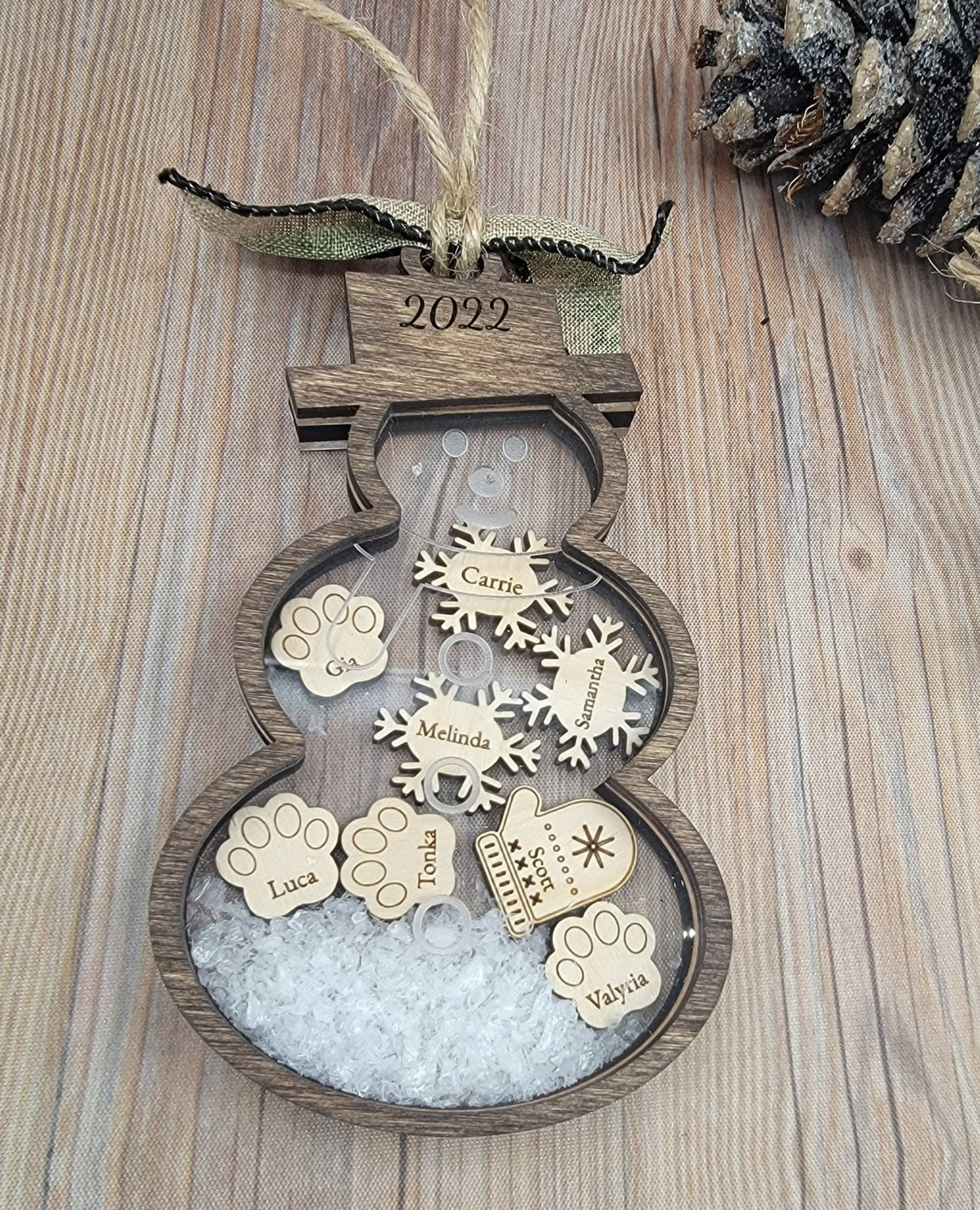 2025 Snowman Family Ornament