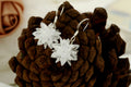 CZ Flower Stone Drop Jewelry Hook Earrings