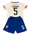 Trinity Rodman Home White Kids Soccer Jersey -All Kid Sizing