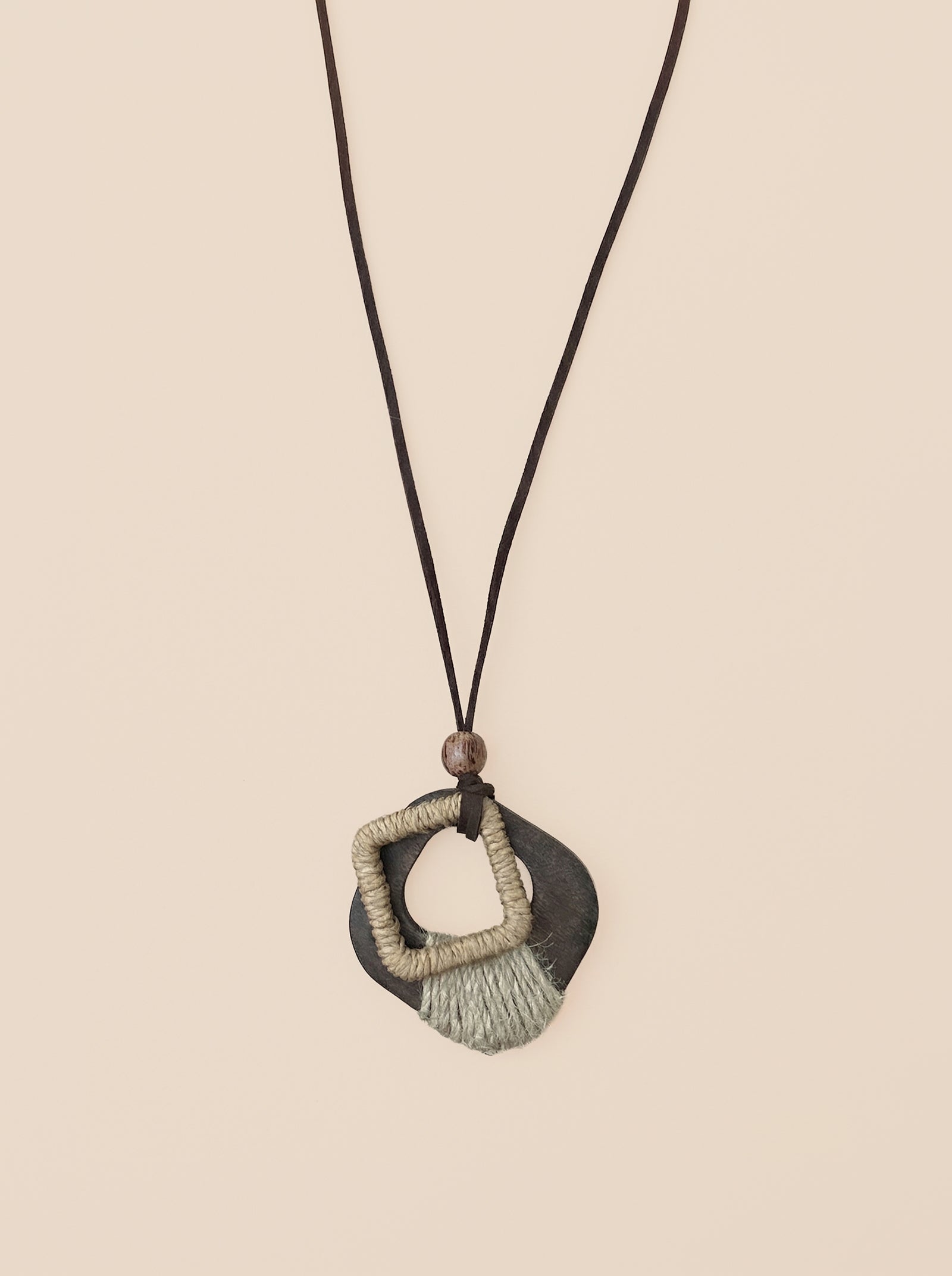 Artisanal Woodland Pendant Necklace