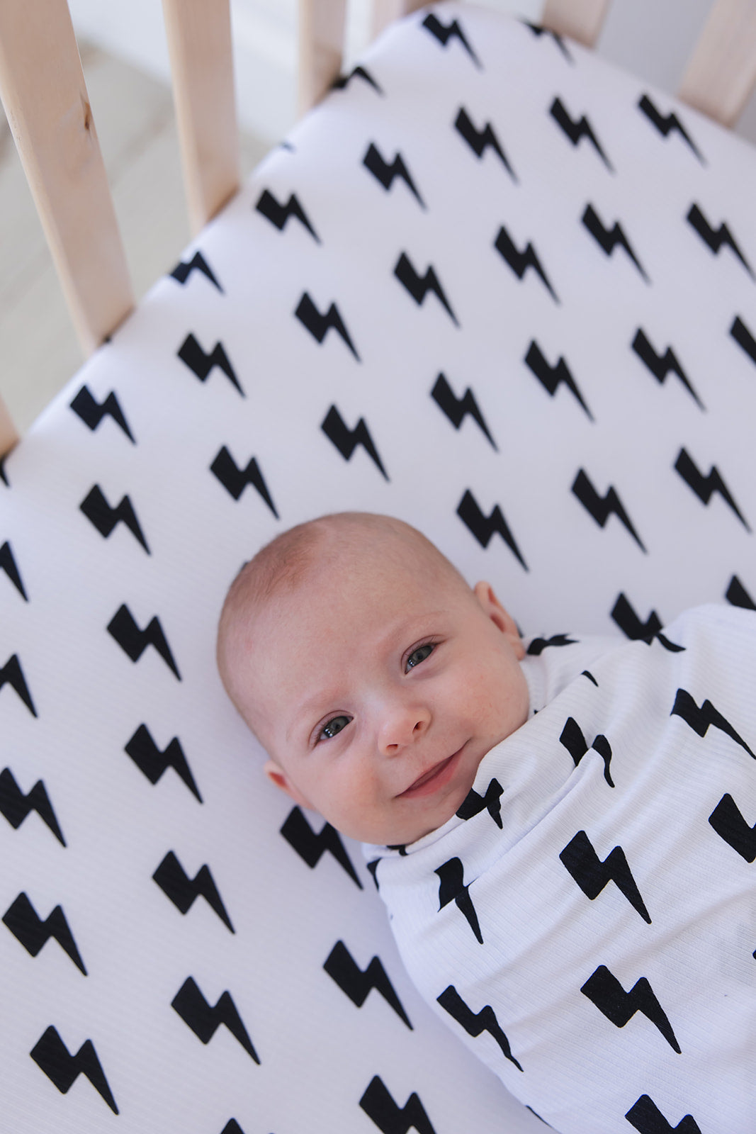 Bowie (ribbed) - Crib Sheet