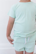 (SOLID, ribbed) Lion Around - Pocket Short Set