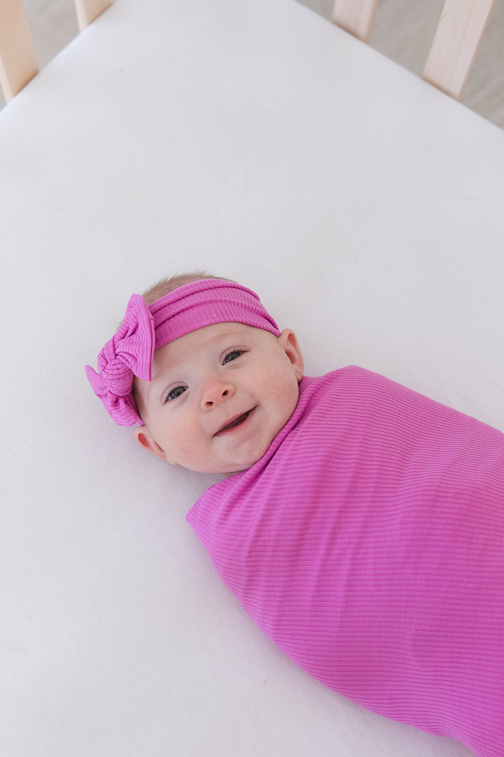 (SOLID, ribbed) Rainbow Royal - Swaddle Set
