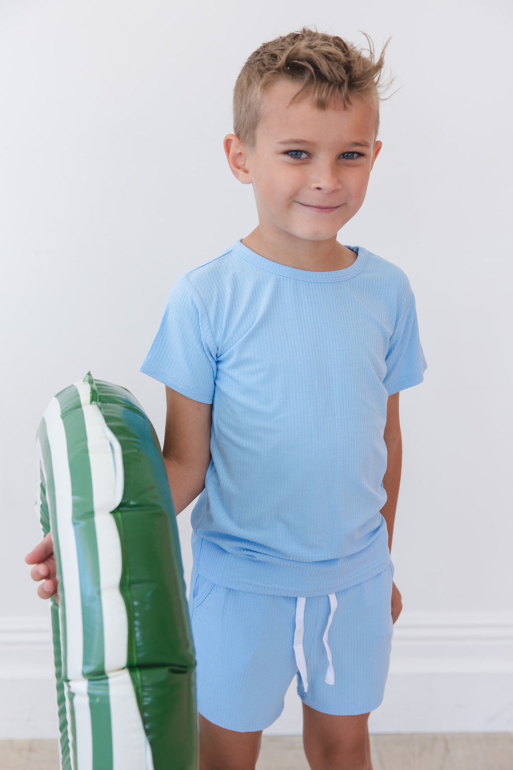 (SOLID, ribbed) Neverland - Pocket Short Set