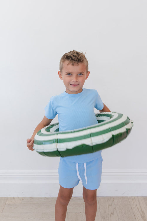 (SOLID, ribbed) Neverland - Pocket Short Set