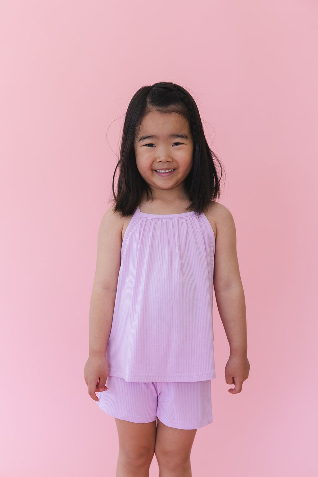 (SOLID, ribbed) Saltwater Princess - Tank Short Set