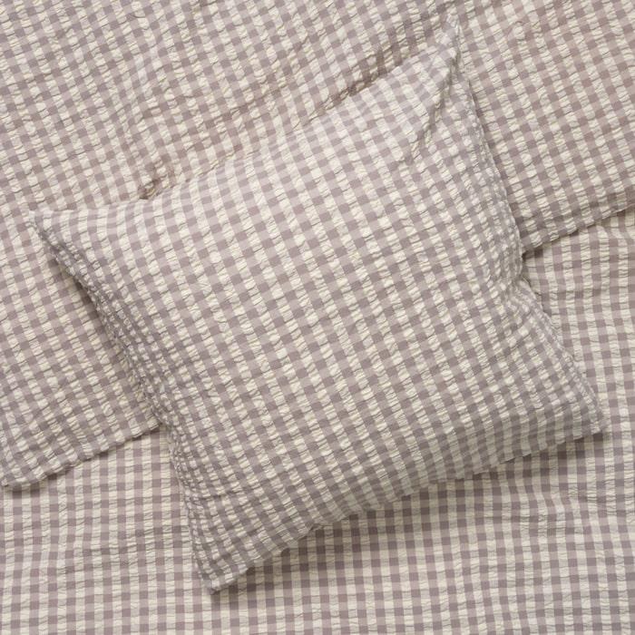 JUNA Bæk&Bølge Duvet Cover Set, King, Grey/Birch