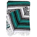 Sea Green Mexican Falsa Yoga Blanket