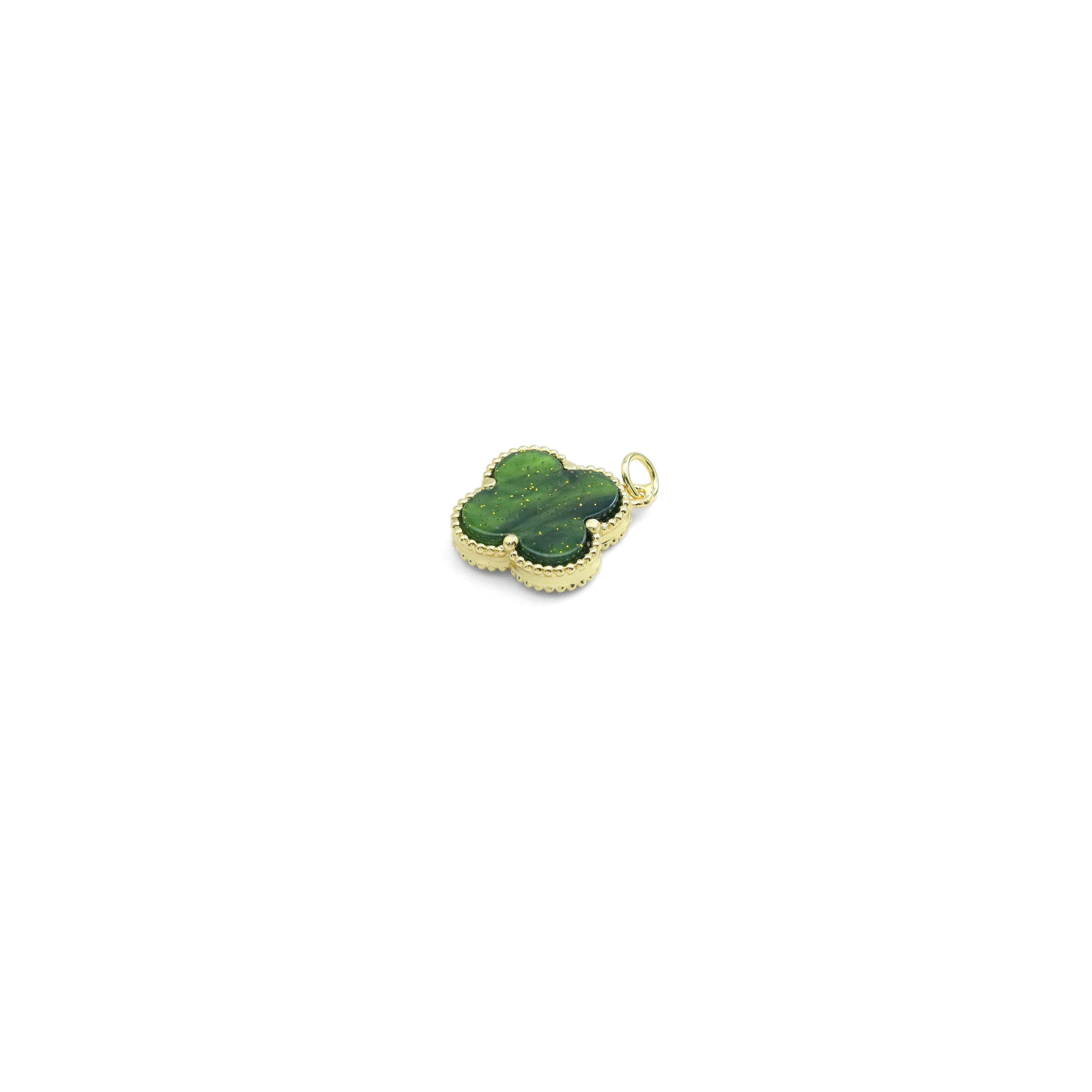 Colorful Enamel Flower Charm Pendant, Sku#FH229