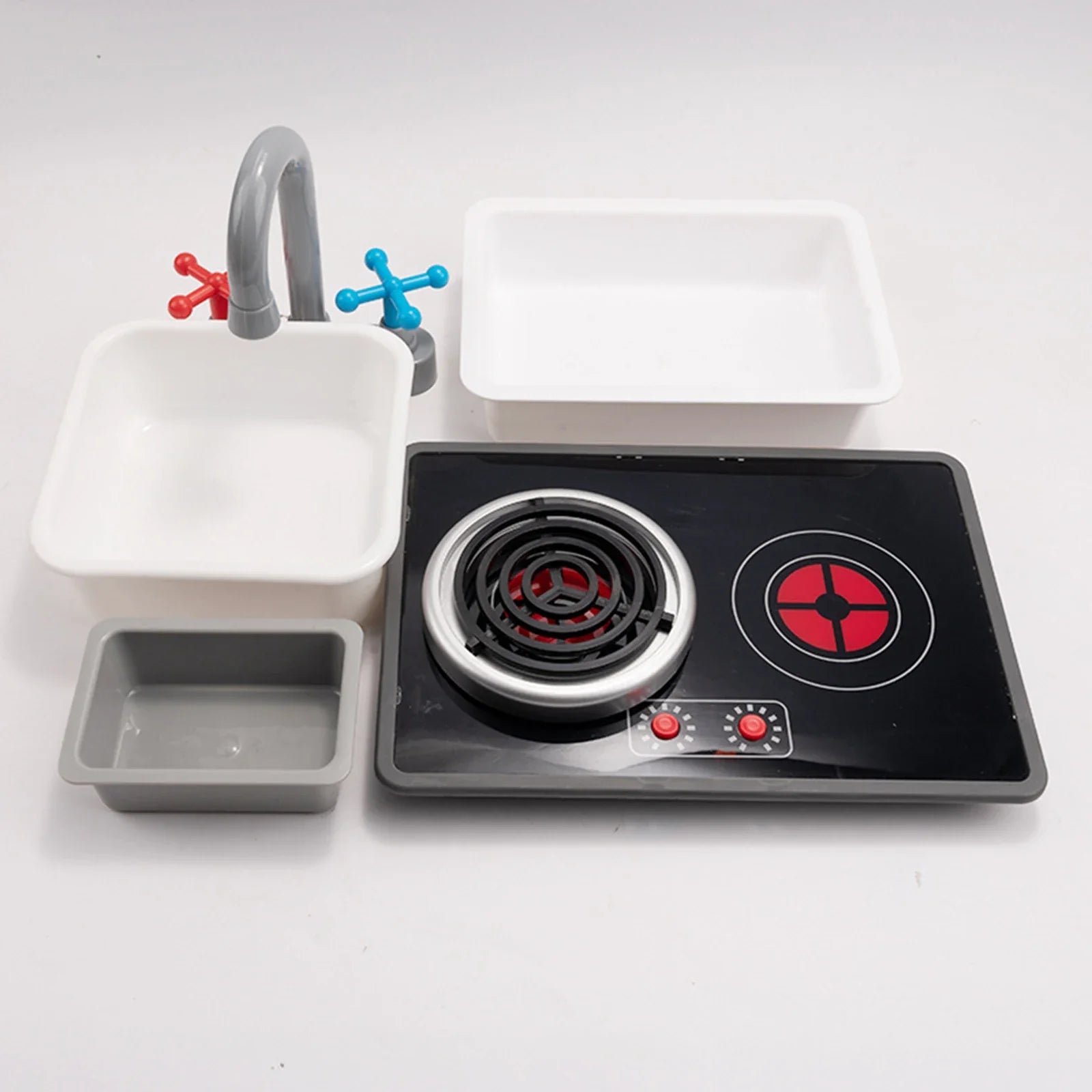 Kitchen Stovetop Toy Playset Educational Versatile Gift Role Playing Mini Play Pretend Play Kitchen Toy for Girls Boys Gifts