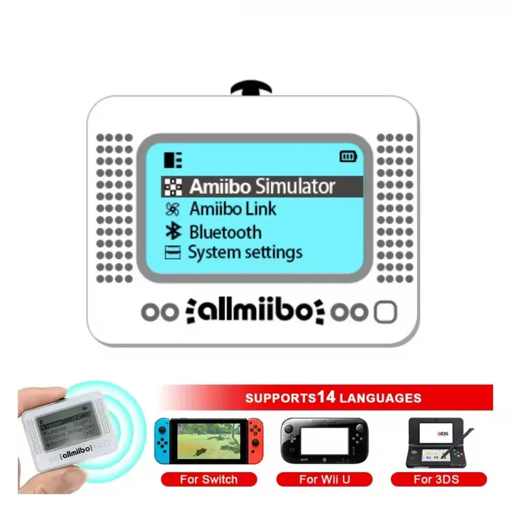 For Switch/Wiiu Gaming Accessories For Allmiibo Chargeable Intelligent Simulator Emulator Bluetooth-Compatible Universal Writer