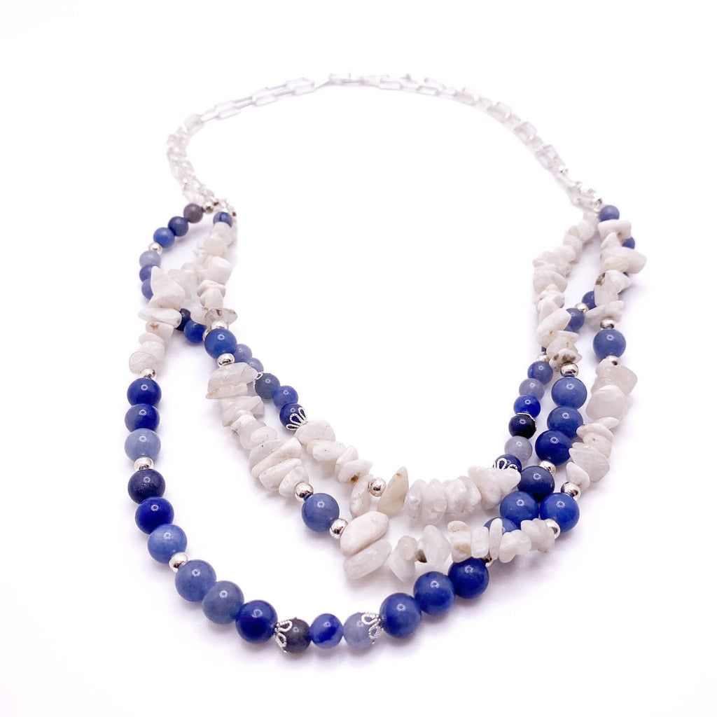 Denim necklace