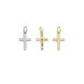 CZ Micro Pave Cross Charm Pendant, Cross charm, sku#F685