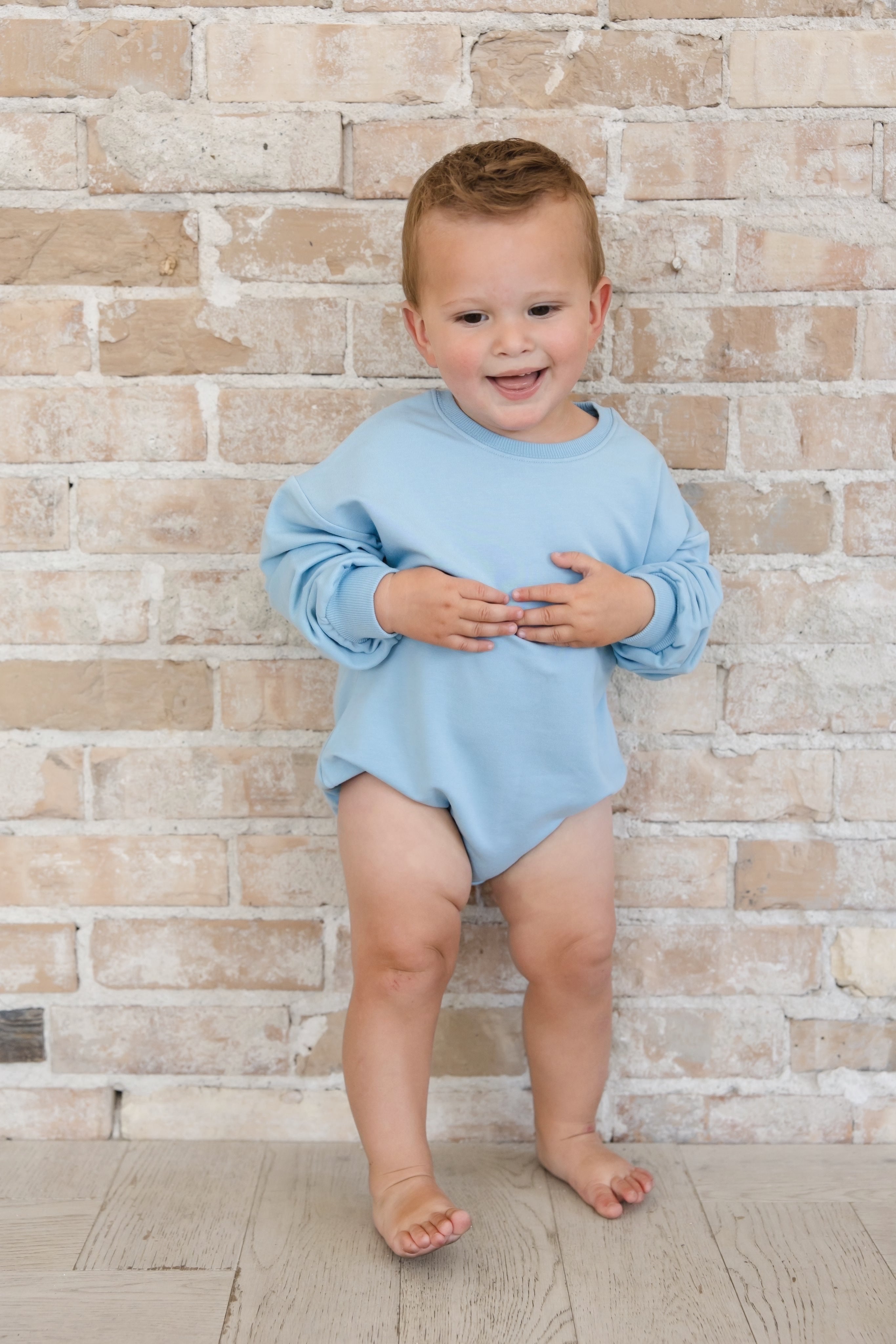 Portorosso Sky - Cloud Terry Bubble Romper